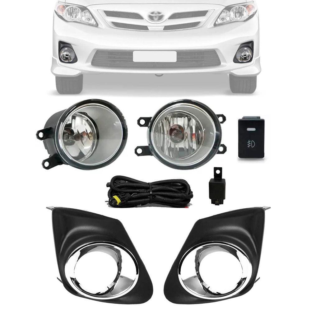 Kit Farol de Milha Neblina Toyota Novo Corolla 2012 2013