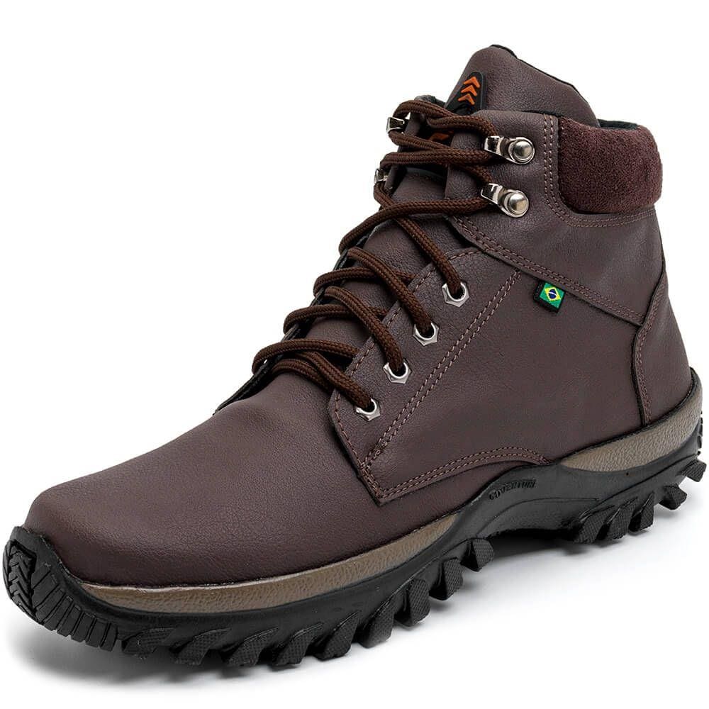 Bota Adventure Masculino A.Andrade Coturno Bota Motociclista Cano Curto Trilha Confortável