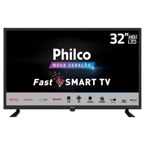 Smart TV Philco 32” PTV32D10N5SKH LED HD - Netflix Menor preço em Smart TV Philco 32” PTV32D10N5SKH LED HD - Netflix