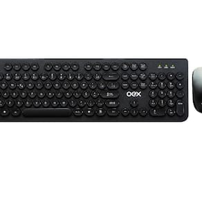 Combo Teclado E Mouse Sem Fio Tm410 Preto Pop + Oex