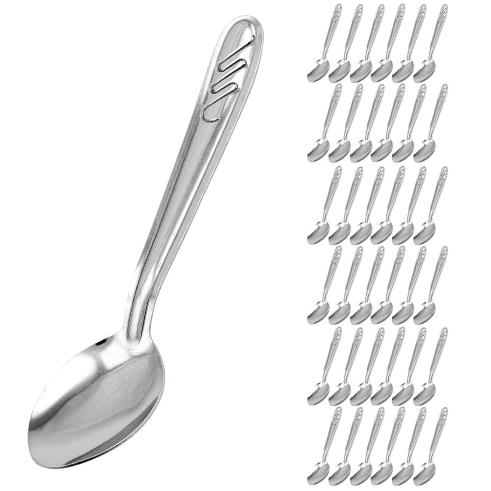 Jogo 48 Peças Colher De Sobremesa Talher De Mesa Restaurante