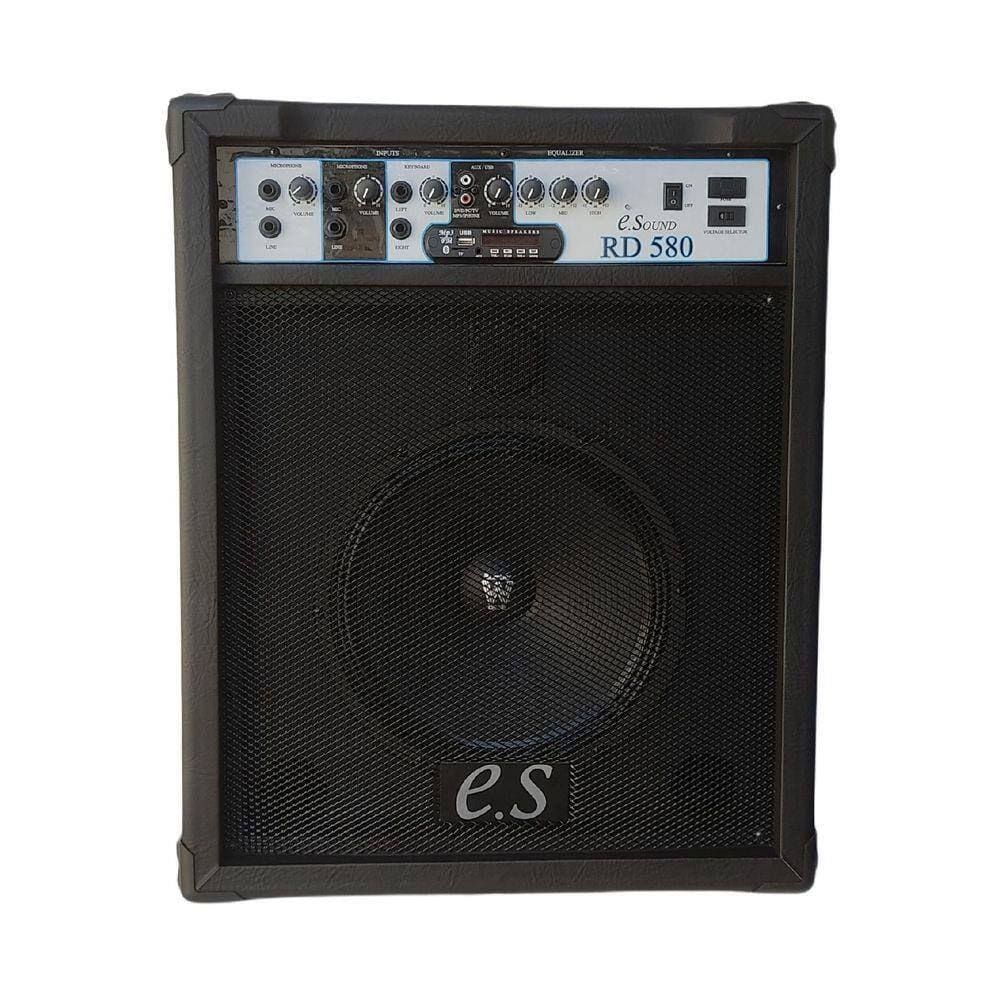 Caixa De Som Amplificada Para Guitar Violão Microfone Teclado