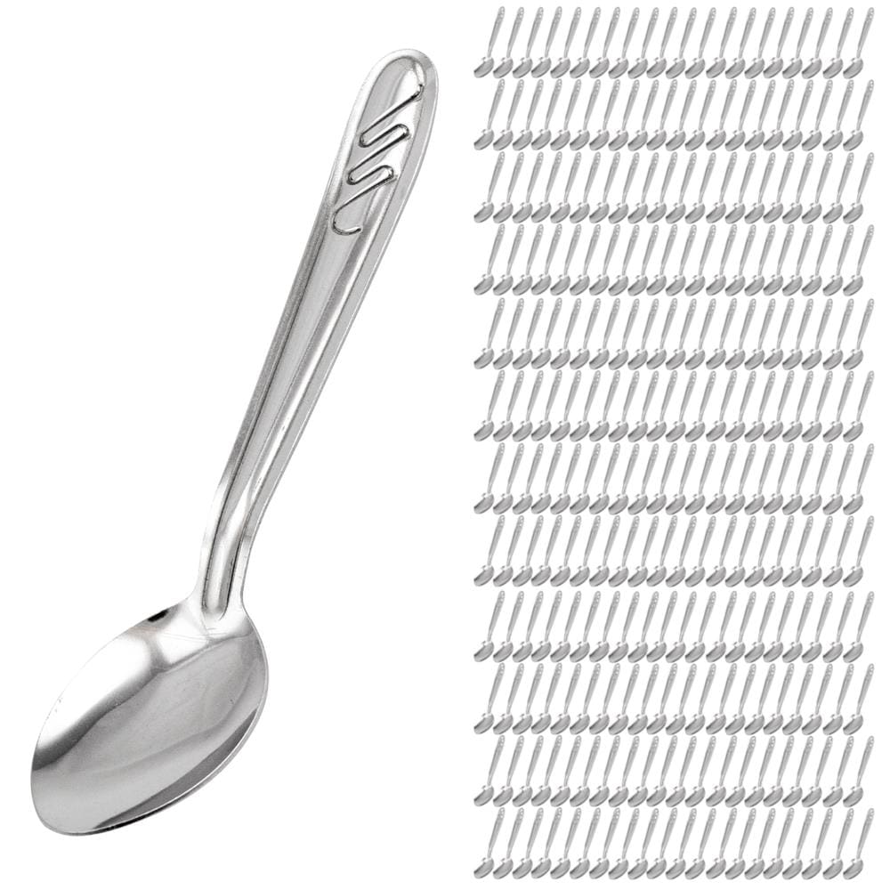 Jogo 240Peças Colher De Sobremesa Talher De Mesa Restaurante