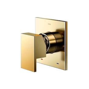 Acabamento Monocomando para Chuveiro Docol New Edge 925943 3/4" Ouro Polido