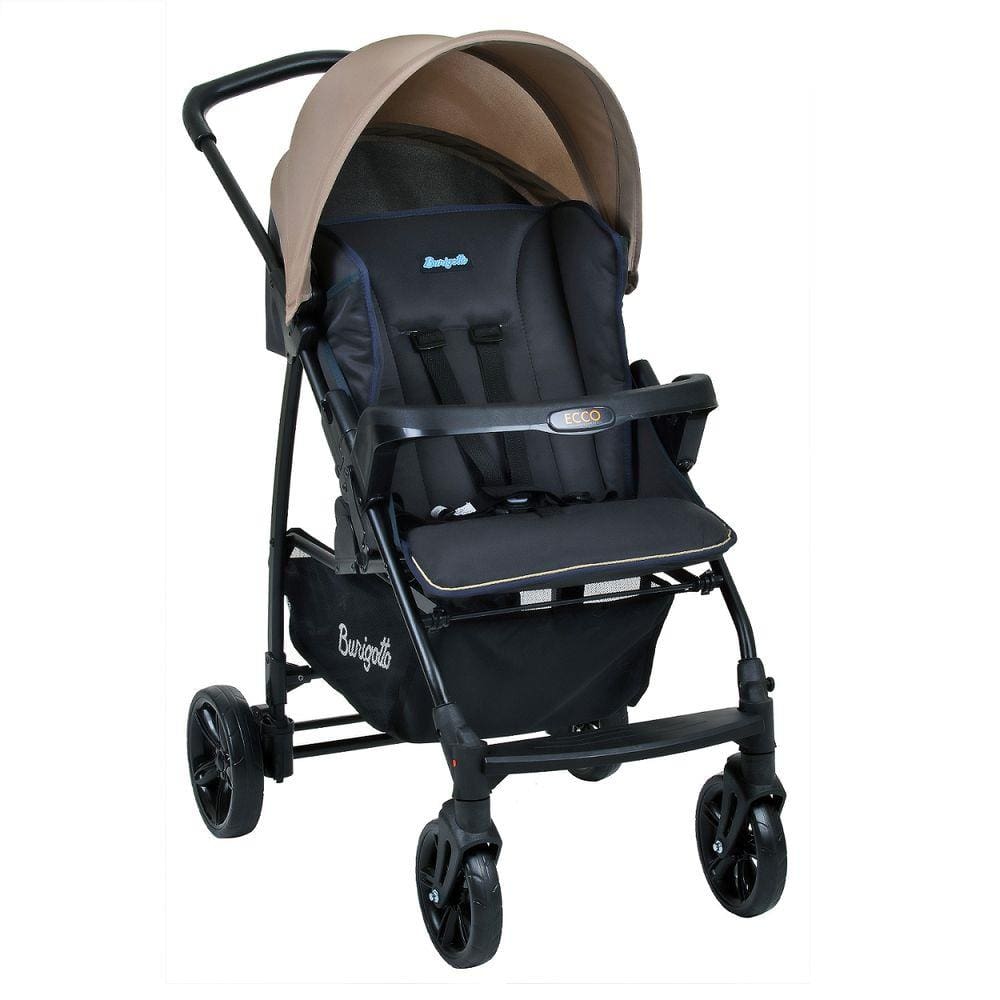 Carrinho De Bebê Ecco Cinza/Bege - Burigotto