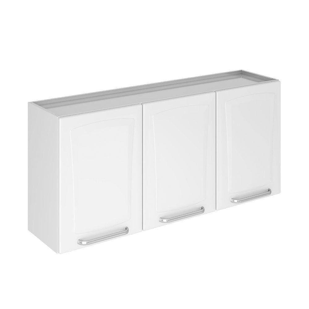 Armário Aéreo Tarsila 3 Portas 120cm Itatiaia Branco