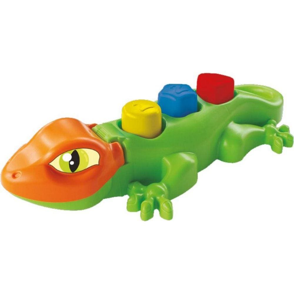 Lagartixa Didatica Com Cubos E Rodinhas Maral