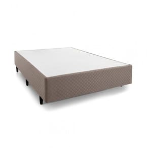 Base Box Casal Rígido Idea Herval Colchões Bege