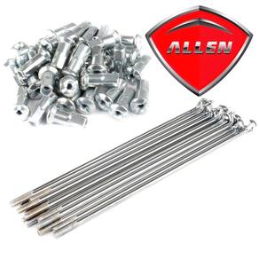 Raio Diant / TRAS Titan 00 / Titan 150 / YBR 125 / FAN 09 TRAS Cromado 4MM JG 36 PÇS (allen)