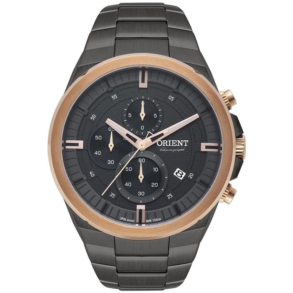 Relógio Orient Masculino Ref: Mtssc040 G1gx Cronógrafo Bicolor