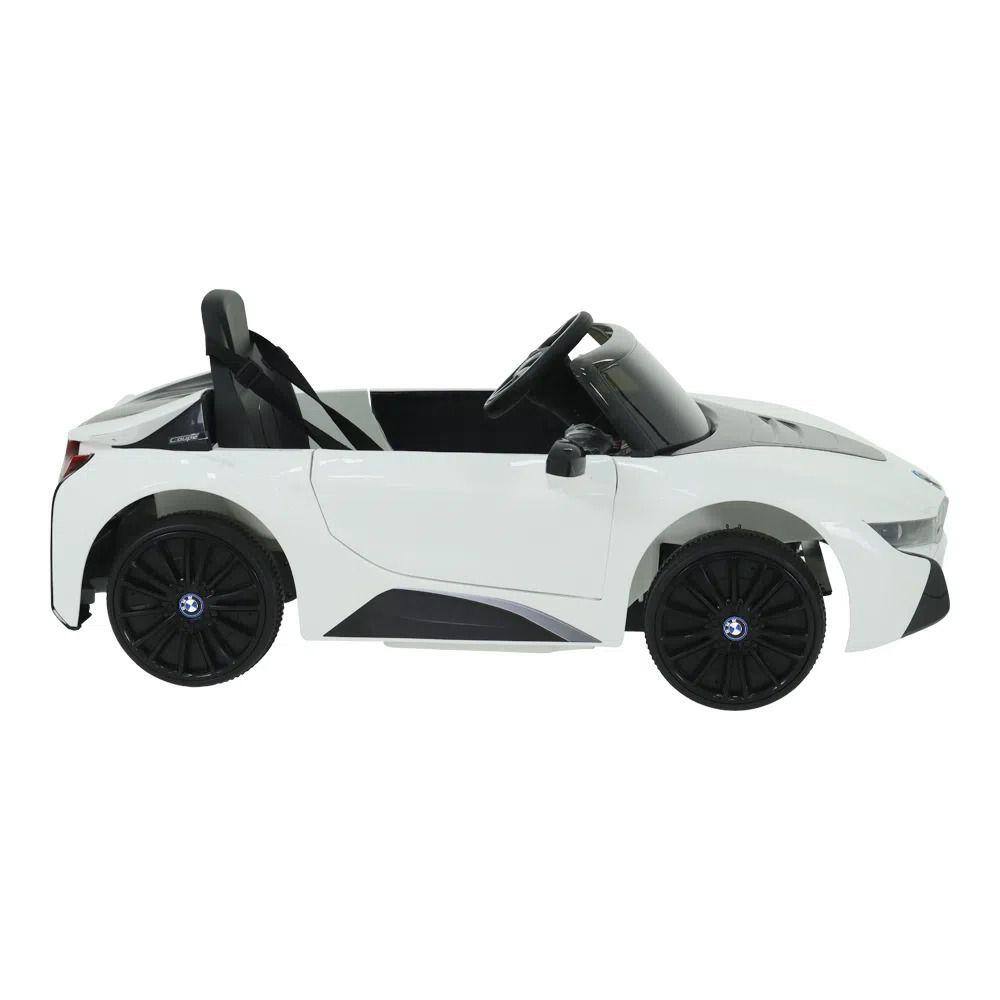 Carro Elétrico Infantil Esporte Branco com Controle Remoto BEL