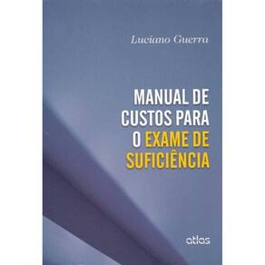 Manual de Custos Para o Exame de Suficiência - 01Ed/14