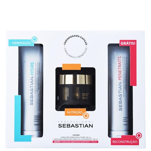 Menor preço em Kit Sebastian Professional Dark Oil + Hydre + Penetraitt Mask (3 Produtos)