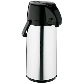 Garrafa Térmica Exclusiva 1,9 Litros Inox e preto Soprano