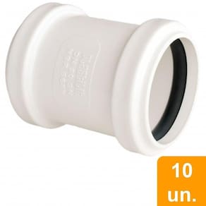 Luva de Correr Plastilit para Tubo Esgoto 75mm - Embalagem com 10 Unidades