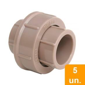 União Soldável Plastilit 25mm Embalagem com 5 Unidades