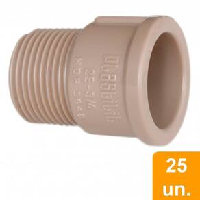 Adaptador Soldável Plastilit Curto 50mm x 1.1/2 Embalagem com 25 Unidades