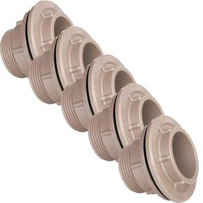 Adaptador Soldável Plastilit para Caixa D`água 32mm x 1P Embalagem com 5 Unidades