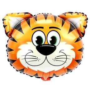 Balão Metalizado Cabeça de Tigre - 24 Polegadas