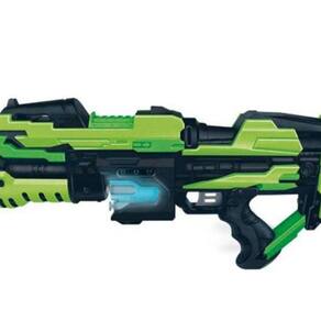 Lançador Nerf Super Shot Power Flash Com Lanterna Mira Modulus 75Cm - Dm  Toys - Incolor