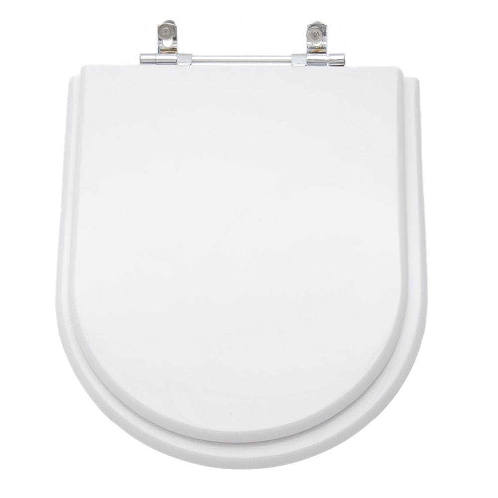 Assento Sanitário Poliéster Link Branco Para Louça Deca