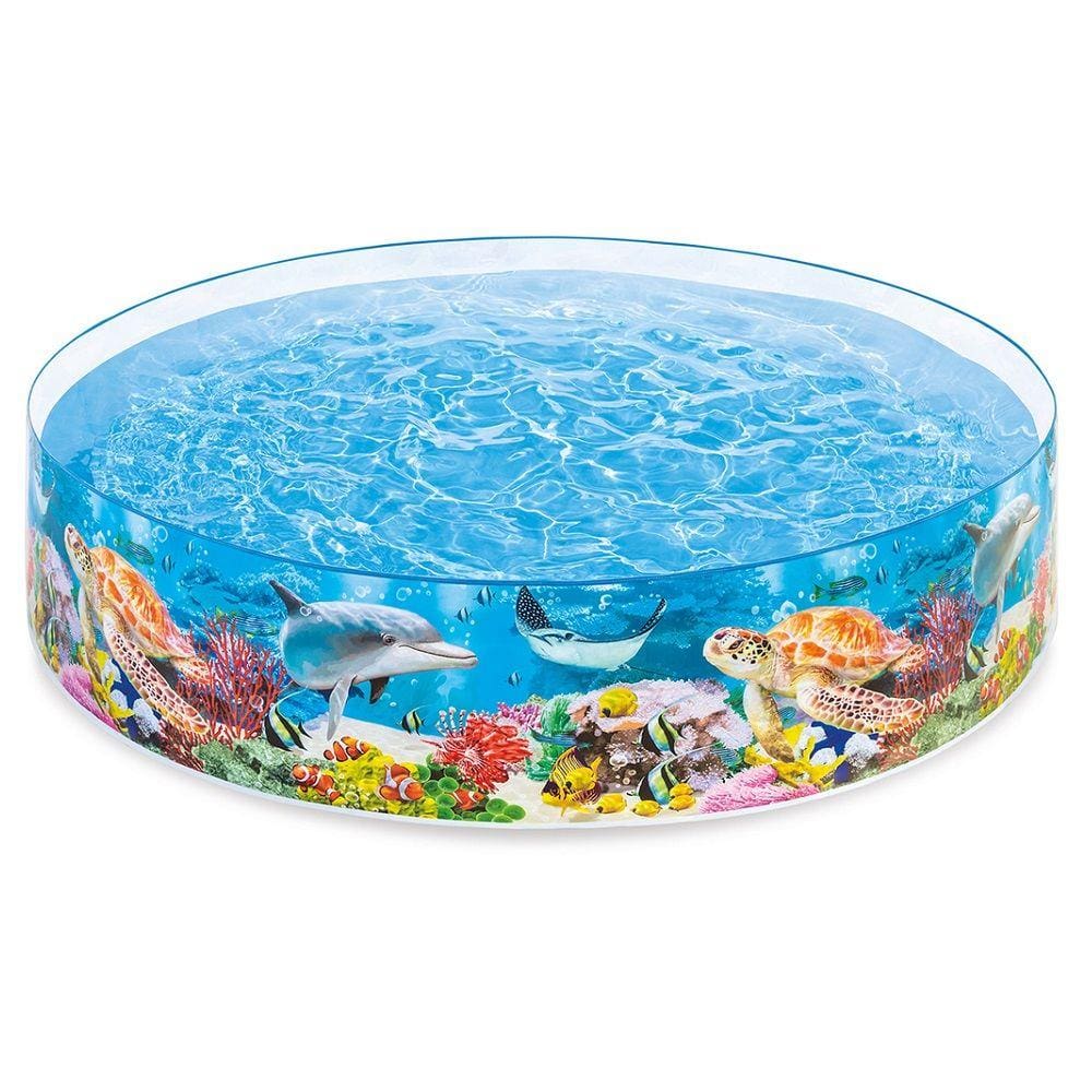 Piscina Infantil Snapset 2040 Litros Intex Criança Verão