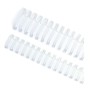 Wire-o Garra Duplo Anel 1"1/4 270 Fls A4 2x1 Branco 25 Und