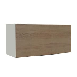 Armário Aéreo de Cozinha Stella 70cm 1 Porta Branco Rustic