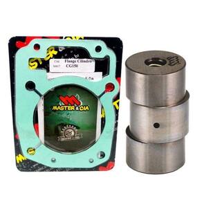 Pino Cursado 3mm Master Cia Com Flange e Juntas Cg 150 Titan Fan 150 Nxr Bros 150