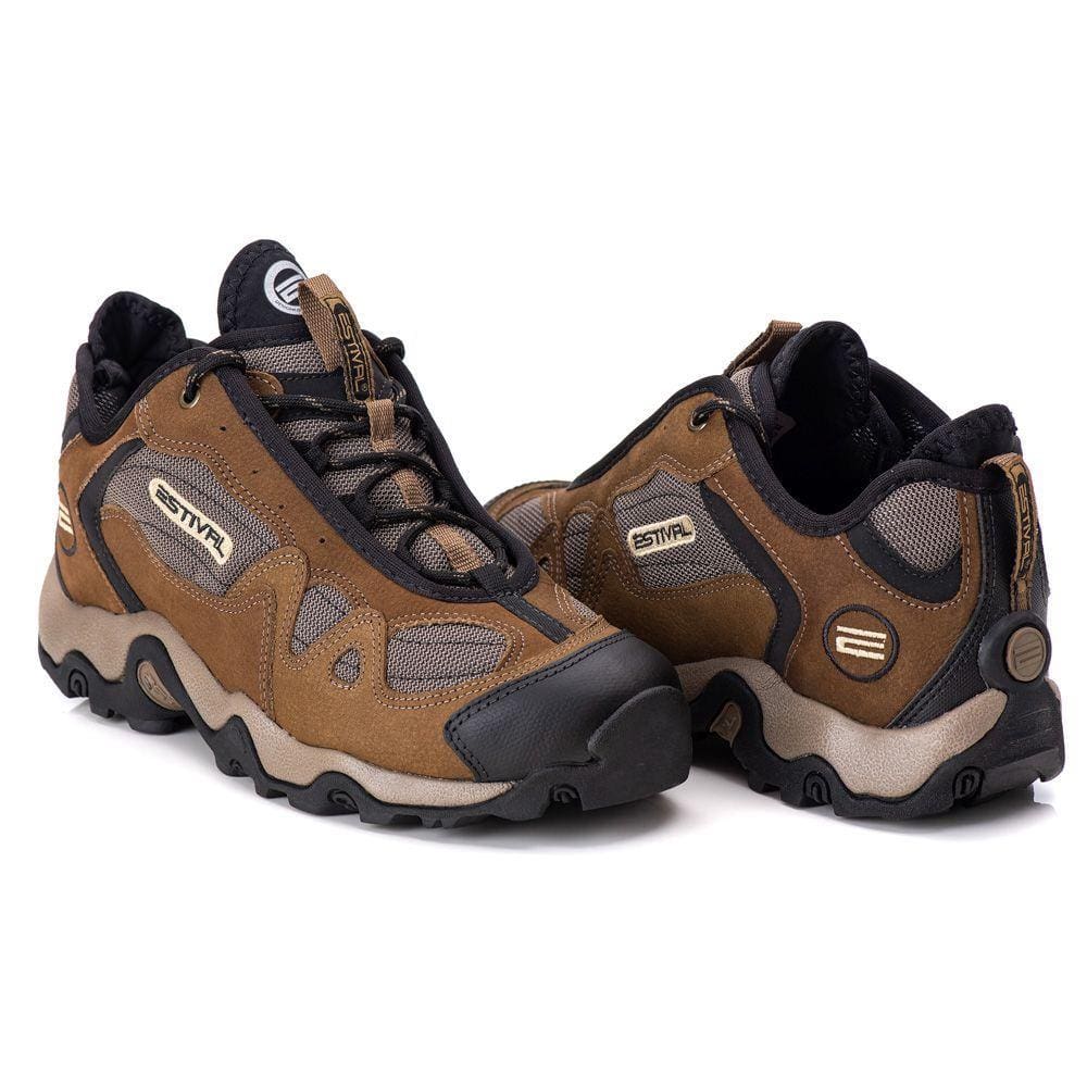 Sapato De Segurança Adventure Em Couro Estival ESTGORGE Potting Soil
