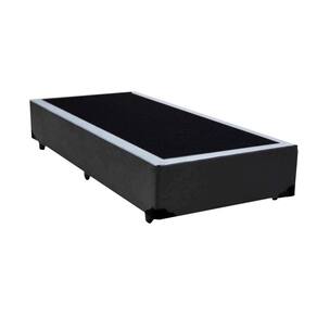 Cama Box Blindado Solteirão NK Camas Sintético Cinza 40x96x203