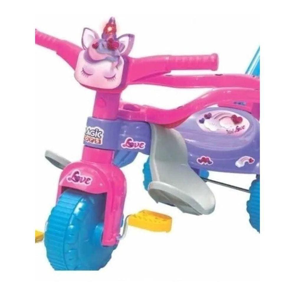 Triciclo Velotrol Motoca Tico Tico Dino Pink - Magic Toys