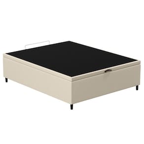 Base para Cama Box Baú Casal 138x188cm Hit I02 Corano Bege - Mpozenato