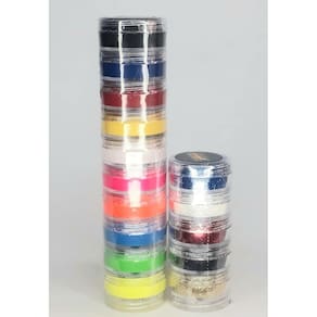 Tinta Para Pintura Facial Kit Com 10 Cores Cremosas+ Gliter