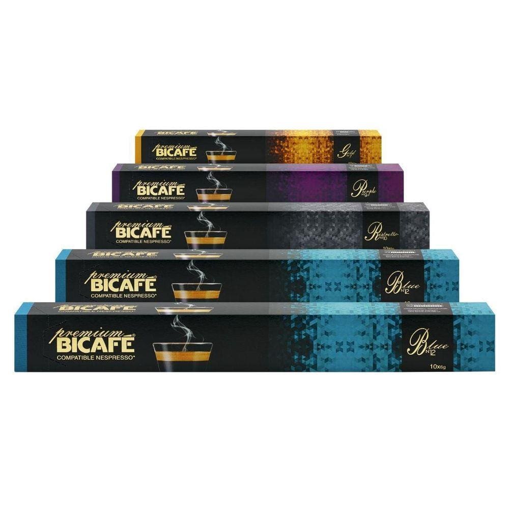Kit 50 Cápsulas Compatíveis Nespresso Café Premium Bicafé