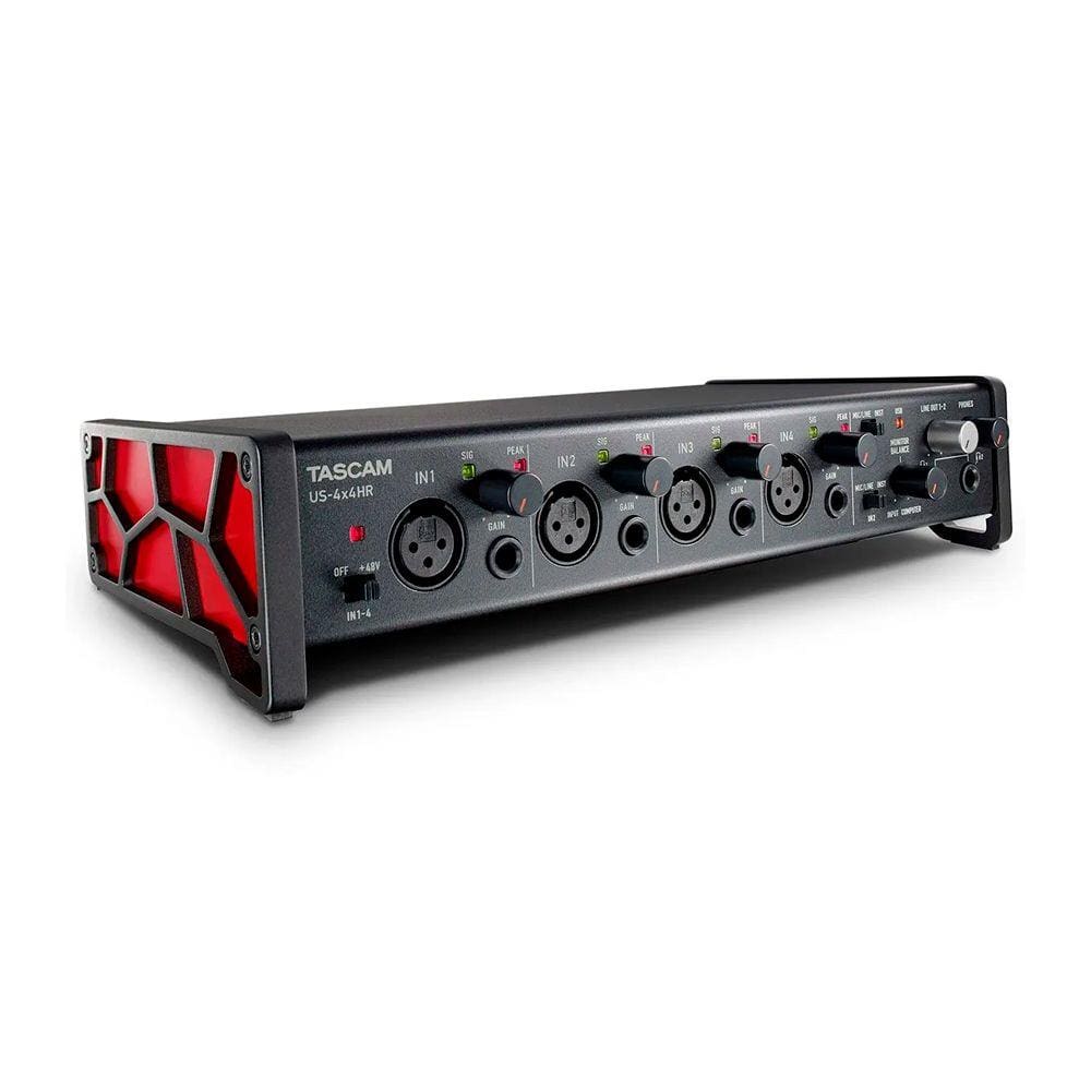 Interface de Áudio Tascam Us-4x4hr Desktop 4x4 Usb TipoC