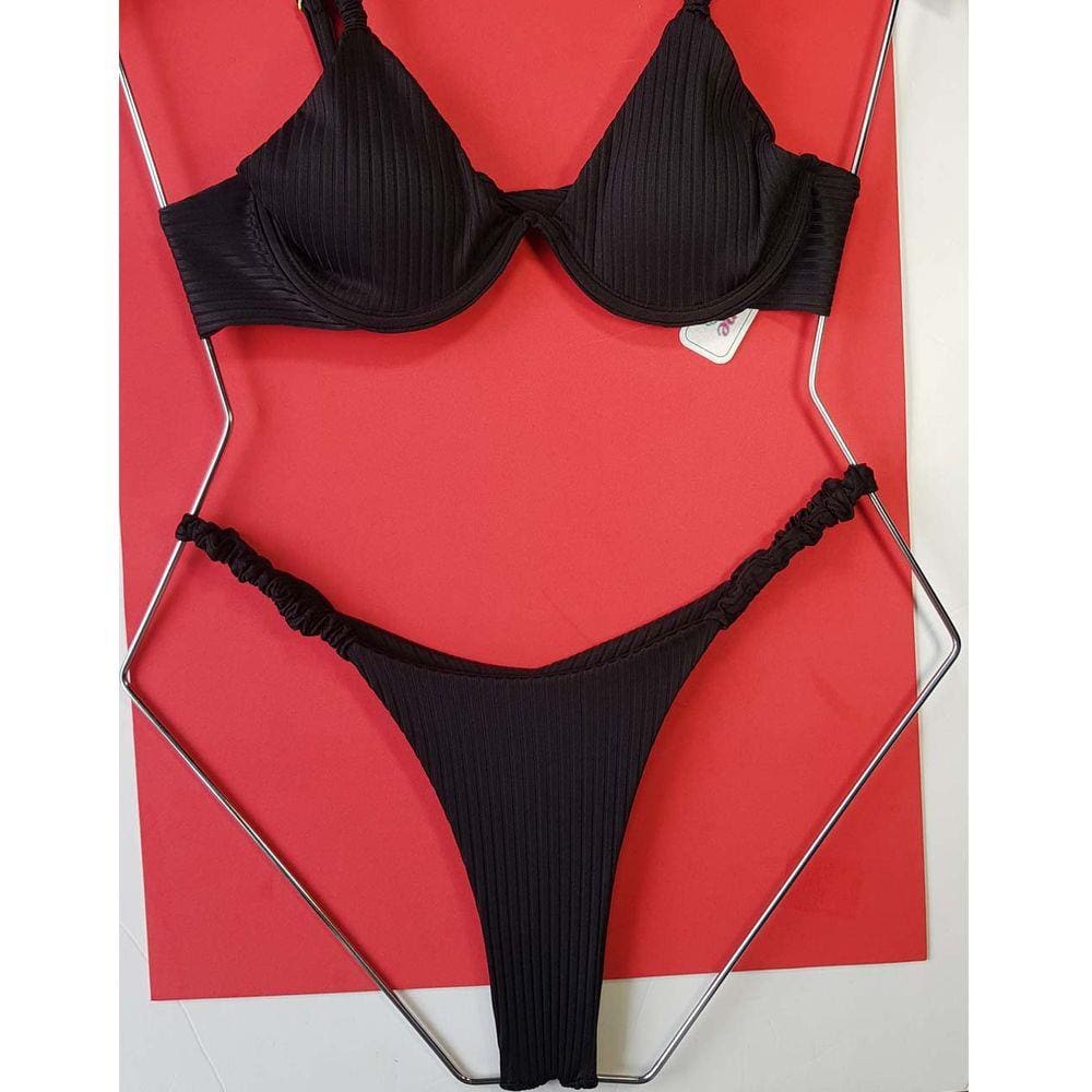 Biquini Feminino Aro Franzido Colors