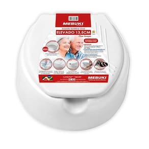 Assento Vaso Elevado Alto 13,5 Idoso Pós Cirurgia C Tampa M