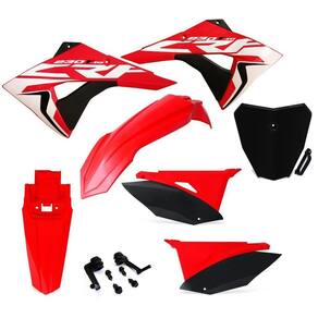 Kit Plástico Biker Elite Adesivos c/ Number Plate Next Crf 230