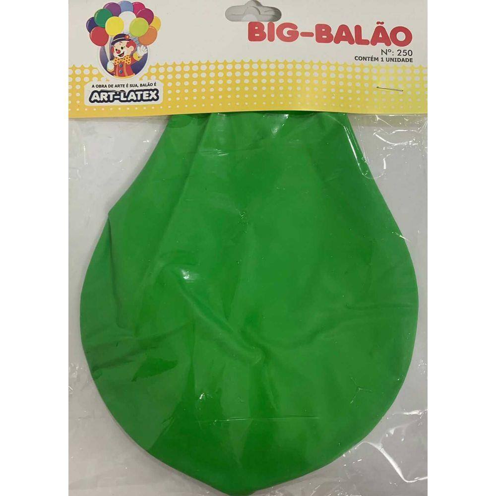 BIG BALAO (FAT BALL) - VERDE LIMA - ART-LATEX Nº 250 - 1 unidade