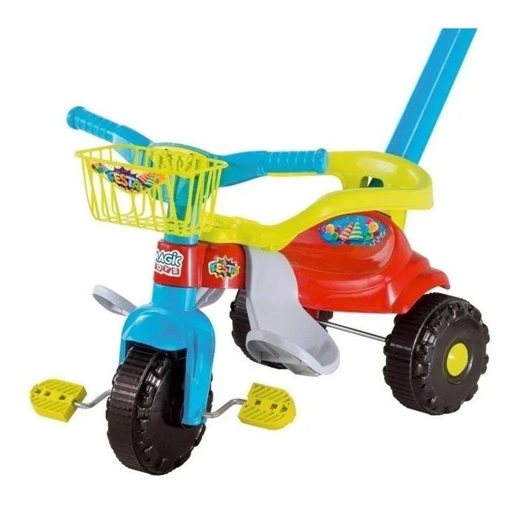 Triciclo Motoca Infantil Tico Tico Uni Love Com Luz - Magic Toys