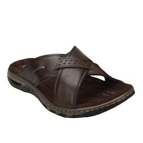 Chinelo Masculino Pegada Anilina Pinhão Marrom Escuro
