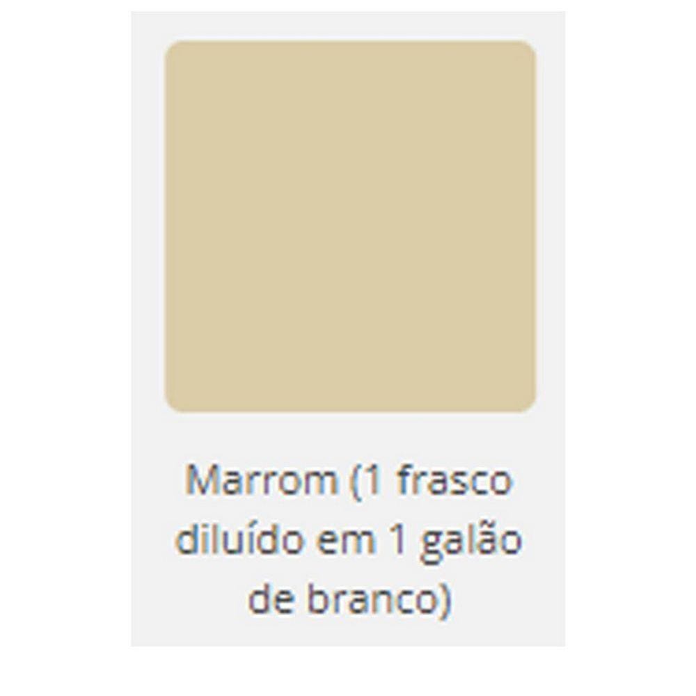 Corante Xadrez MARROM c/ CASTANHO 50ml - Corante Xadrez MARROM c/ CASTANHO  50ml - Tintas Coral