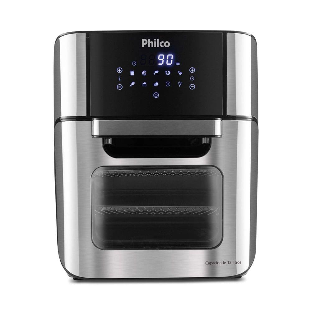 Fritadeira Elétrica Air Fryer e Forno Philco Oven 2 em 1 Pfr2200p 12l Preta - 220v