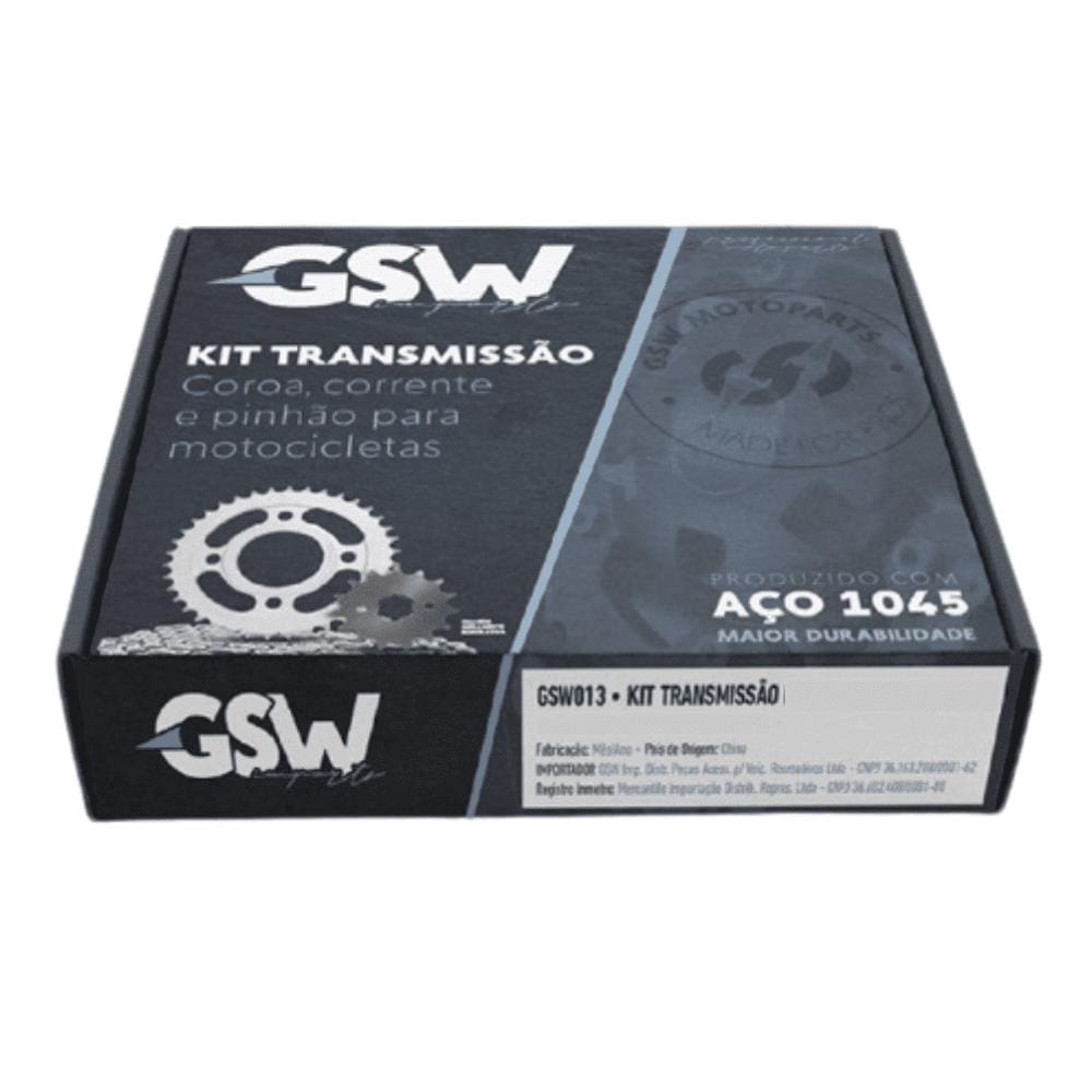 Kit Relação Xre 300 2009/2020 Gsw