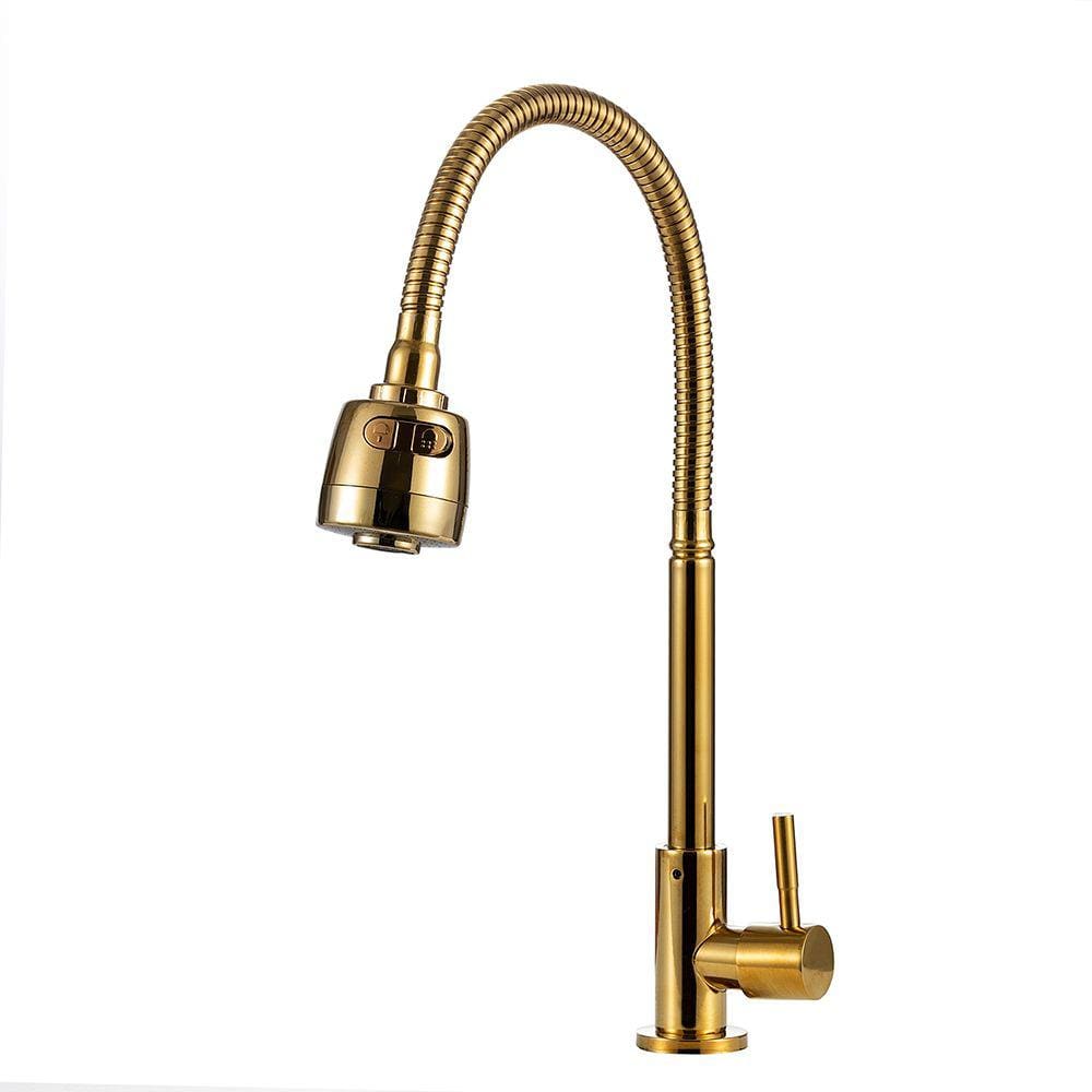 Torneira Para Cozinha Jaguaribe Pingoo.casa - Dourado