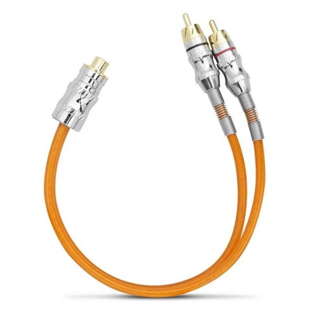 Cabo Y Rca Kx3 Linha Pro Flexível 2 Machos 1 Fêmea 5mm 30cm
