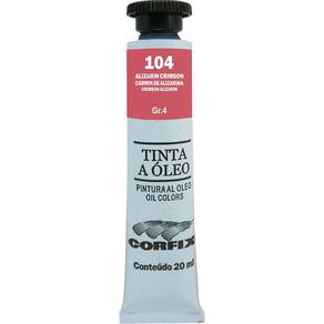 Tinta Óleo Corfix 20ml Cor Alizarin Crimson 104 Gr. 4