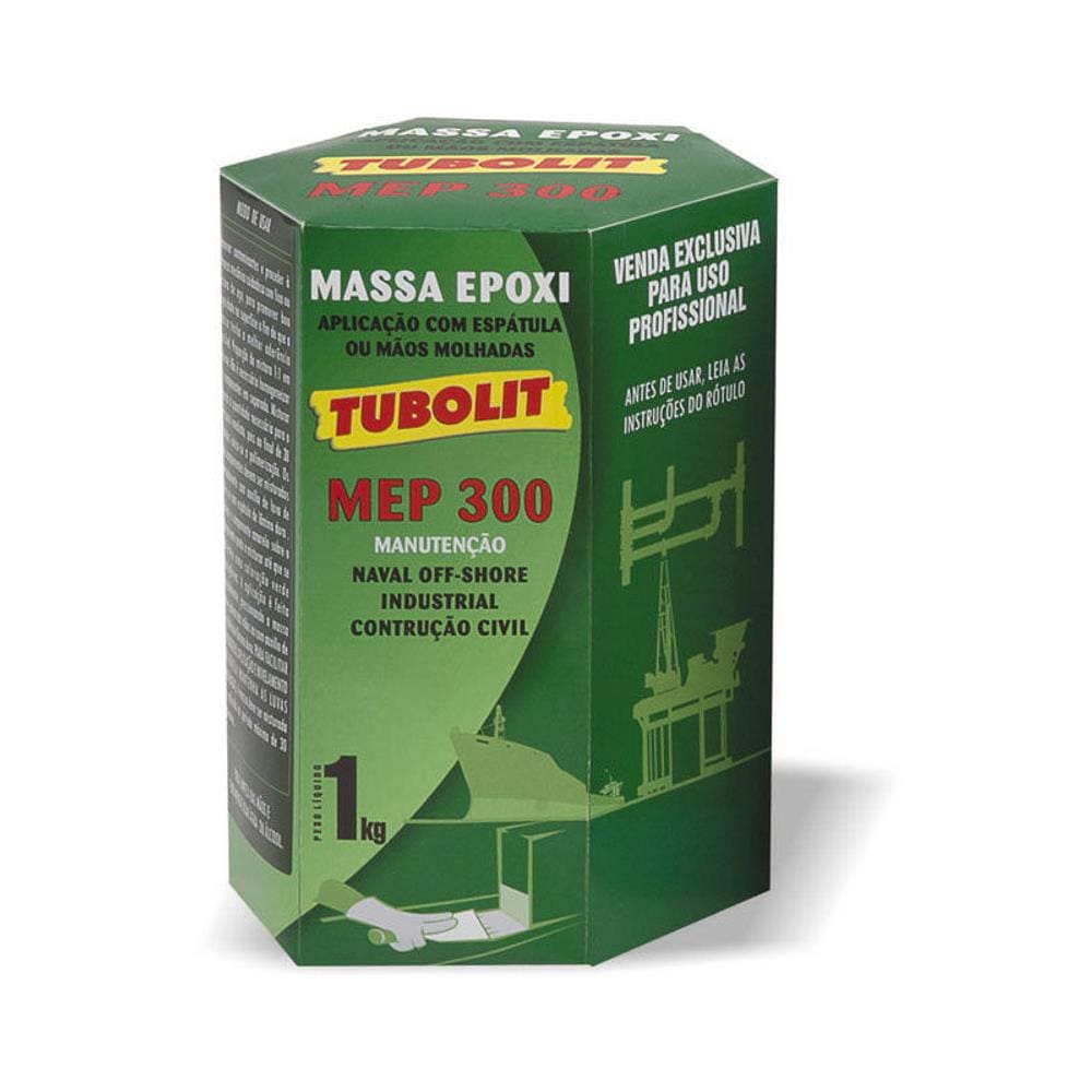 Massa Epoxi A B 1,0Kg Tubolit Mep-300