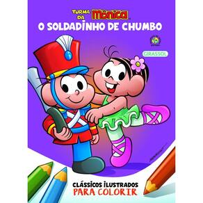 Turma da Mônica Clássicos Ilustrados para Colorir